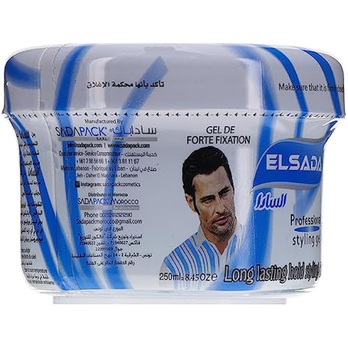 Elsada El Sada Long Lasting Hair Styling Gel (Blue, 250ml) - Image 2